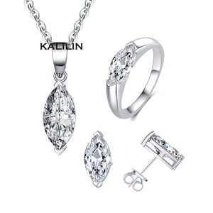 <span class=keywords><strong>Set</strong></span> perhiasan grosir untuk wanita, <span class=keywords><strong>set</strong></span> perhiasan moissanite mariquesa, perhiasan moissanite wanita - Product Image 1