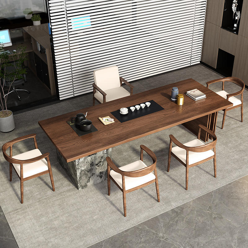 Fashiohafree-ir + plateau à thé en pierre d'or noir-installation à domicile