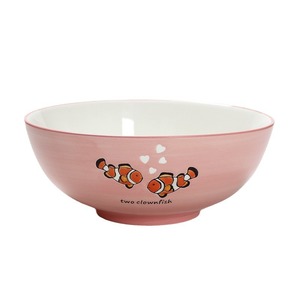 Cuencos de cerámica al por mayor, cuencos para sopa resistentes a altas temperaturas con esmalte bajo, cuencos de ramen de alto valor, color rosa - Product Image 2