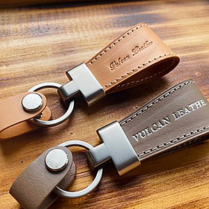 Luxe Gepersonaliseerde Faux Pu Echt Lederen Auto Clip Sleutelhanger Tag Custom Logo Lederen Sleutelhangers Lederen Sleutelhanger Met Logo - Product Image 4