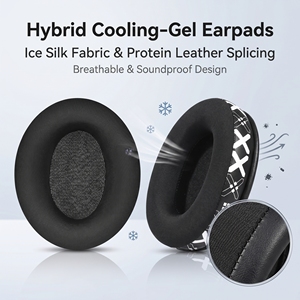 Almohadillas de gel de repuesto con sensación de hielo para auriculares Cloud 1/I/2/II/3/III/<span class=keywords><strong>Pro</strong></span>/Core/<span class=keywords><strong>Alpha</strong></span>/<span class=keywords><strong>Alpha</strong></span> S/Flight/Stinger/Mix/CloudX con cancelación de ruido - Product Image 1
