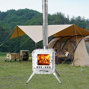 Último producto portátil al aire libre plegable campamento cocina estufa <span class=keywords><strong>de</strong></span> <span class=keywords><strong>leña</strong></span> tienda estufa caldera <span class=keywords><strong>de</strong></span> agua - Product Image 6