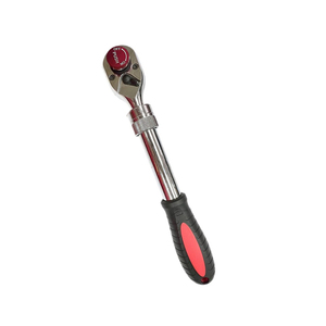 Clé à douille à cliquet professionnelle pour mécanicien automobile, en acier CR-V, à tête rétractable, avec lumière, entraînement carré 1/2 pouce - Product Image 1