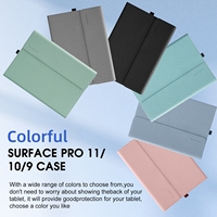 Étui Folio en cuir pour tablette Microsoft Surface Pro 7/6/5/4 7 Plus 12,3 pouces, housse de protection pour tablette professionnelle (étanche, sans clavier)
