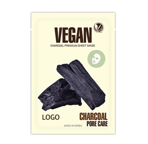 Mascarilla Facial Vegana de Carbón Vegetal, Hidratante, Limpiadora de Poros para Mujeres, Purificante de la Piel, Belleza Coreana, ODM, OEM - Product Image 1