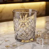 Verre à vin et à bière classique de 330 ml, personnalisable, épais et luxueux, réutilisable, anti-casse, pour les fêtes et les bars