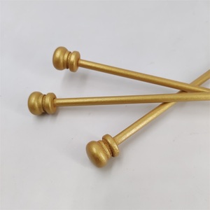 Varillas de <span class=keywords><strong>Madera</strong></span> Pintadas en Dorado de 8 Pulgadas - Product Image 4
