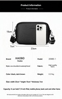 Sac bandoulière messager multi-poches léger et imperméable en cuir PU vintage pour hommes, vente en gros