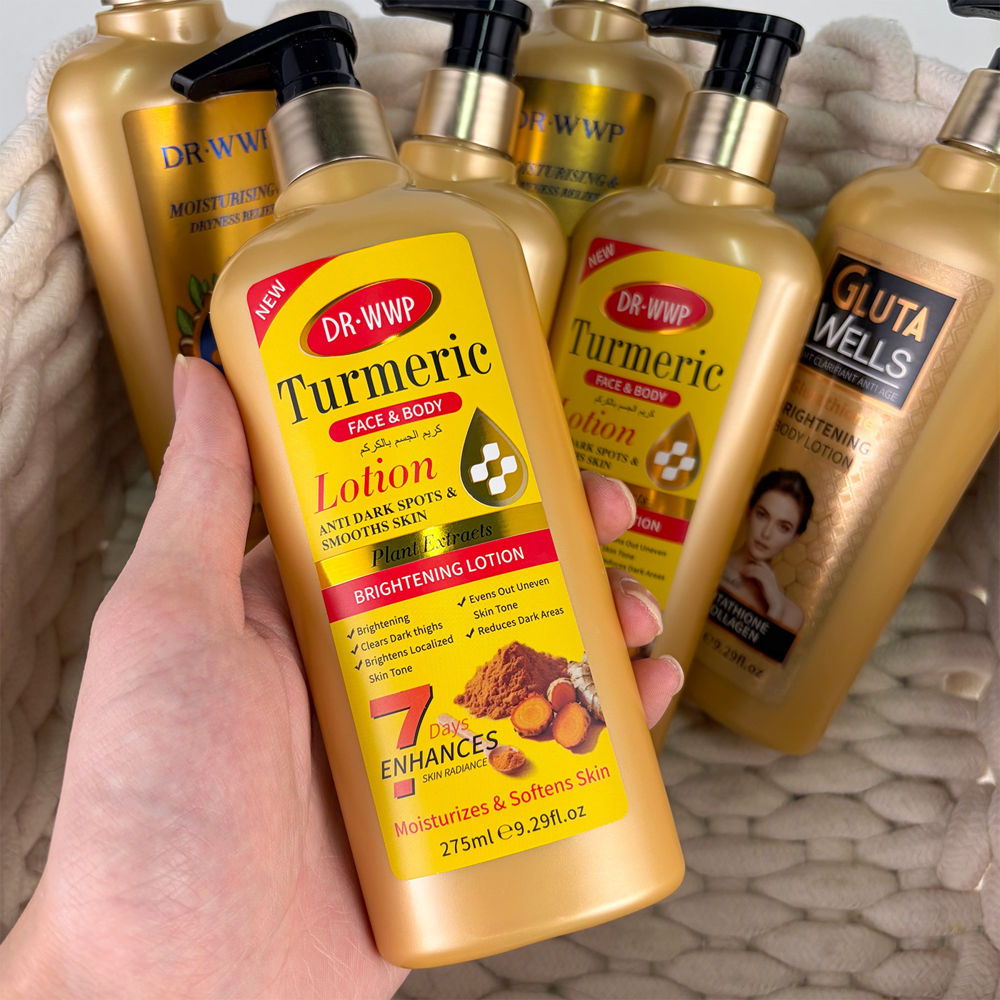 turmeric has glutathione Body Lotion with & Curcumin Brightening & Exfoliating Lasting Fragrance 275ml for All Skin Types Skin Concern_breakouts Color:Black / Black - Vinyl how to inject bpc