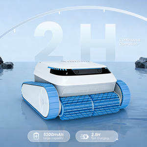 Limpiador robótico de piscinas inalámbrico AIRROBO PC20 con control remoto por aplicación, herramienta de limpieza de piscinas automática e inteligente NaviClean. - Product Image 2