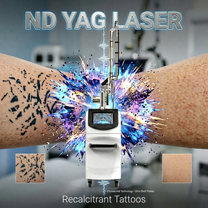 เครื่องเลเซอร์ Pico <span class=keywords><strong>Q</strong></span> Switch Nd Yag สำหรับการแพทย์ อุปกรณ์เลเซอร์ความงาม เครื่องกระชับผิวหน้า อุปกรณ์เลเซอร์ลบรอยสักบนใบหน้า - Product Image 1