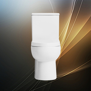 ชุดสุขภัณฑ์เซรามิกแบบสองชิ้น พร้อมระบบ P-Trap แบบฝังผนัง ไม่มีขอบ รุ่น Roughing-In - Product Image 5