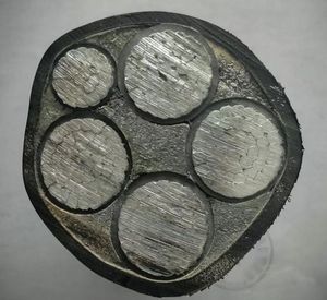 Bốn lõi 240 vuông milimet cáp điện Cross-linked polyethylene cách điện băng thép bọc thép lõi nhôm - Product Image 3