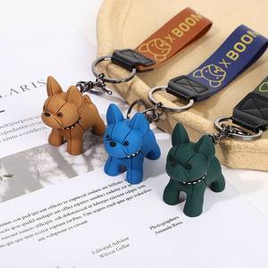 कार्टून बुलडॉग और पिल्ला कुत्ते की कीरिंग के लिए पुरुषों और महिलाओं के लिए कार्टून बुलडॉग और पिल्ला कुत्ते कीरिंग - Product Image 3