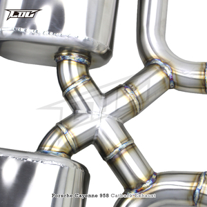 Système d'échappement BSK avec silencieux à valve pour <span class=keywords><strong>PORSCHE</strong></span> <span class=keywords><strong>Cayenne</strong></span> 958 V8 4.8 2010-2016, son actif, tube en X, SUS304, avec commande - Product Image 4