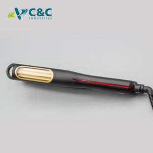 Madami — lisseur à cheveux vapeur de qualité professionnelle, avec fer à lisser, en céramique, Tourmaline, blanc, LED, OEM, personnalisé - Product Image 3