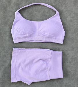 2 Pezzi <span class=keywords><strong>Reggiseno</strong></span> <span class=keywords><strong>Sportivo</strong></span> <span class=keywords><strong>da</strong></span> Yoga per <span class=keywords><strong>Donna</strong></span>, Senza Cuciture, con Spalline Incrociate, Sexy, con Schiena Aperta, Imbottito, Top <span class=keywords><strong>da</strong></span> Yoga a Supporto Medio, Crop Top <span class=keywords><strong>da</strong></span> Palestra - Product Image 6