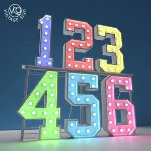 Luzes de letras grandes para o amor luz, sinal de letras de casamento, 24 ", vintage 3d, gigante, letras