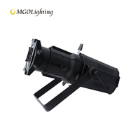 MGOlighting Projecteur LED d'extérieur 200W 300W Blanc Chaud RGBLAC Fresnel pour Théâtre, Studio, Salle de Réunion, Éclairage de Scène