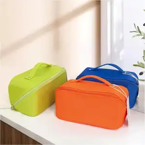 Du Lịch Tote Túi Cho Phụ Nữ Người Đàn Ông Túi Tùy Chỉnh Nhựa Lưới Chuyên Nghiệp Nylon Màu Hồng 2Mm Vòng Mỹ Phẩm Kính Gương Cho Trang Điểm Trường Hợp