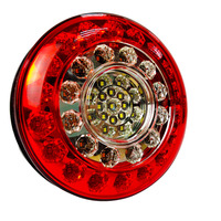 Feux arrière ronds de 5 pouces, feux arrière de remorque IP66, homologation Emark, feux arrière ronds universels à LED