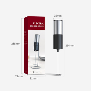 Accessoires de cuisine, mini fouet électrique <span class=keywords><strong>sans</strong></span> fil portable en plastique classique pour matcha, lait, mousseur à lait, <span class=keywords><strong>kit</strong></span> de mélangeur pour café - Product Image 6