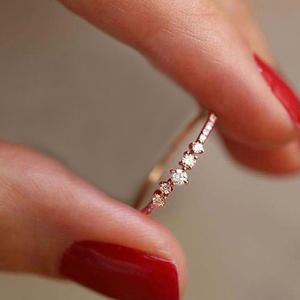 F1327 Set di Gioielli da Sposa per Donna, Forma di Fiore con Zirconi Taglio Smeraldo, Montatura a Canale, Set di Gioielli di Moda per Fidanzamento - Product Image 6