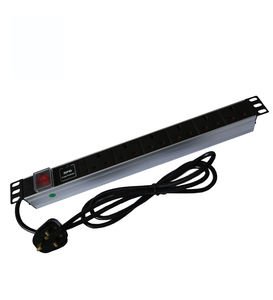 Unidad de Distribución de Energía (PDU) con Interruptor de Enchufe Francés de Aleación de Aluminio de 19 Pulgadas, MOQ Bajo - Product Image 6