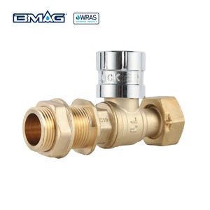 ロック付きBMAG1/2インチ3/4インチ1インチ真ちゅう製磁気ロック可能ボールバルブ水道メーターバルブ中国メーカー - Product Image 5