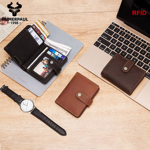 HUMERPAUL Unisex Fashion Purse Minimalist Aluminum Rfid Wallet Pop up <strong>Credit</strong> <strong>Card</strong> Leather Custom <strong>Metal</strong> Id Automatic <strong>Card</strong> <strong>Holders</strong> - Product Image 6