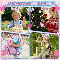 Tableau magnétique miniature à effacement rapide avec stylo et clip porte-clés, idéal pour les cadeaux d'anniversaire pour enfants, expédition rapide
