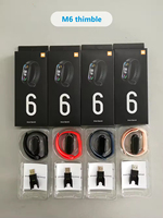 Profitez de la mode M6 M7 M8 Fitness Montre Bracelet intelligent Fréquence cardiaque Étanche Android Écran tactile Montres intelligentes Montre Bande Ensemble