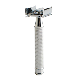 American Metal Matte Black Stainless Steel Custom Double Edge Safety Shaving <strong>Razor</strong> <strong>for</strong> <strong>Men</strong> - Product Image 1