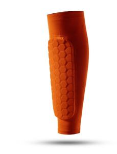 Protège-tibias de football anti-collision à logo personnalisé, avec manchon de compression en nid d'abeille et soutien du genou - Product Image 2