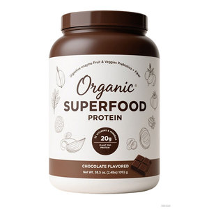 Organik bezelye proteini karışımı bitki bazlı Superfood vitamin ve mineraller açısından zengin yemek değiştirme Vegan <span class=keywords><strong>Protein</strong></span> tozu - Product Image 1