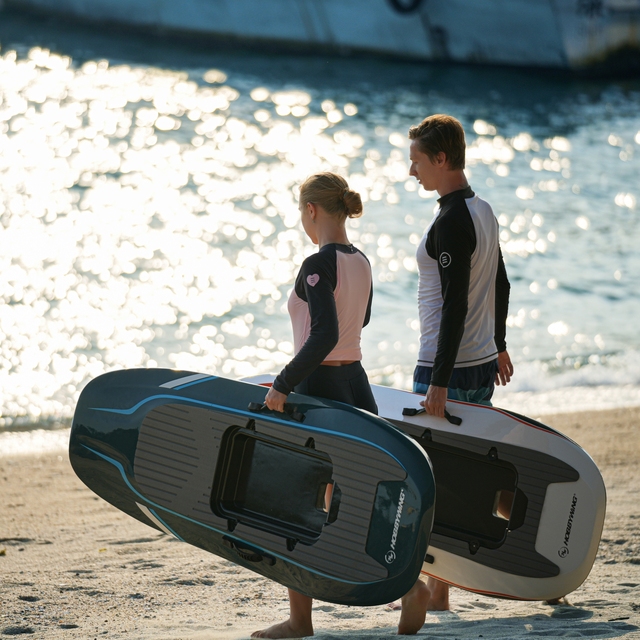 Electric Ocean Waters Carbon Fiber Glass Fiber Hydrofoil Surfboard Pump Foldable Portable Remote Control Havospark H5-Pro