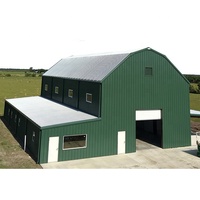 Kit de hangar préfabriqué à ossature métallique économique, abri de voiture, garage, abri pour camping-car, bureau de chantier, atelier, hangar agricole, hangar commercial