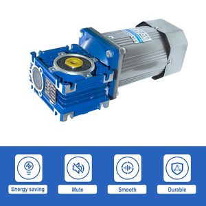 Bemonoc มอเตอร์เกียร์หนอน120W 110V 50/60Hz 18RPM แรงบิดสูงพร้อมตัวควบคุมความเร็วอัตราส่วน CW ccw 1:80 - Product Image 4