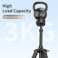 Tripod Elektrik Satu Sumbu Mini Ringan Profesional RTP500 Aluminium, Dapat Dikendalikan Jarak Jauh 360 Horizontal, Laris Terjual