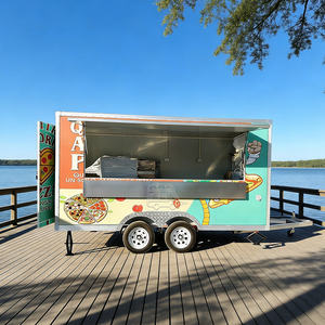 Mobile Kitchen Coffee Van Food Trailer Outdoor Street Hot Dog Pizza Snack Fast Food Car Ice Cream Truck Fully Equipped - Product Image 1