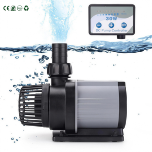 Pompa d'Acqua Sommergibile DC a Velocità Regolabile con Controllore per Acquario, Laghetto per Koi, Vasca per Uccelli - Product Image 1