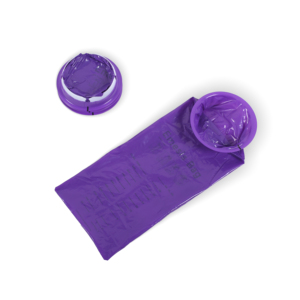 Bolsas Desechables para Vómito <span class=keywords><strong>de</strong></span> PE <span class=keywords><strong>de</strong></span> 1000 ml, Bolsas a Prueba <span class=keywords><strong>de</strong></span> Fugas para Mareo por Movimiento con Borde Flexible y Escala, Disponibles en <span class=keywords><strong>Azul</strong></span> y Morado - Product Image 4