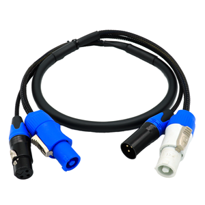 <span class=keywords><strong>3</strong></span>ピンパワーコンDMXコンボPVC絶縁ストランドコンダクターケーブル男性-女性用電気ワイヤーステージ照明製品 - Product Image 3