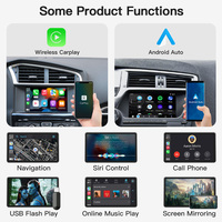 CARABC sans fil Apple Carplay Android Auto Solution pour Peugeot Citroen SMEG & MRN NAC sans fil Carplay décodeur écran miroir