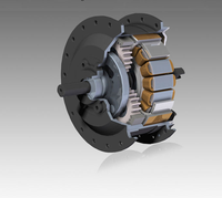 Kit de conversion de vélo électrique avec moteur arrière sans balais 20 pouces 36V 350W
