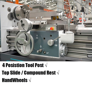 Torno <span class=keywords><strong>Mecánico</strong></span> Horizontal Manual de Metal de 2000mm de Longitud Central, 220V, Precio Competitivo, Certificación CE, Brasil - Product Image 2