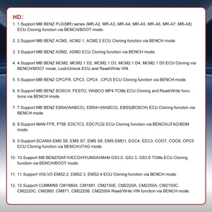 OBDSTAR ECU MASTER Version C pour camions et tracteurs HD - Clonage ECM/TCM/BCM - Product Image 6