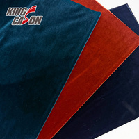 Kingcason 100% polyester, plusieurs couleurs unies disponibles, flanelle brûlée d'un côté pour les couvertures, les draps et les textiles de maison