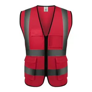 Safety Vest Pockets Bike Safety Jacket Safety Vest Jacket With Multiple Pockets And Colors