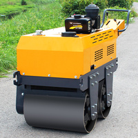 Compacteur de sol vibrant à double tambour de 550 kg avec moteur Changchai